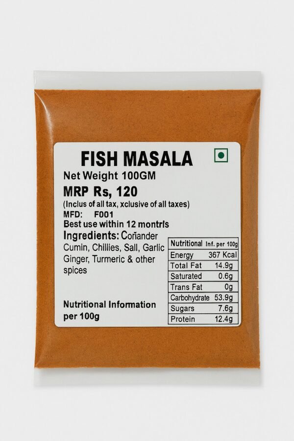 Fish Masala Powder - फिश मसाला 100Gms