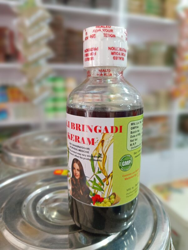 Neelibringadi Keram Hair Oil 200ml - Image 3
