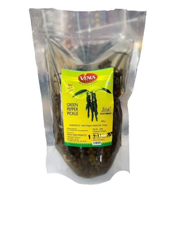 Green Peppercone Pickle - हरी काली मिर्च का अचार - 400Gms