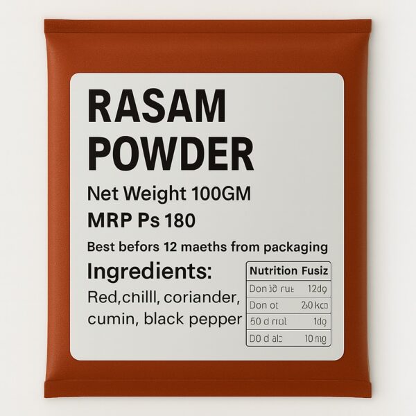 Rasam Powder - रसम पाउडर 100Gms