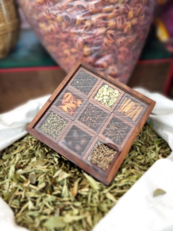 Wooden Gift box - Spices Pack 9 Set