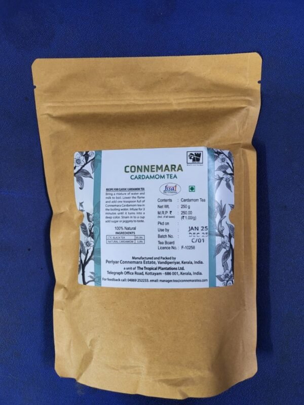Cardamom Tea Powder (Connemara)- इलायची चाय पाउडर 250Gm - Image 2