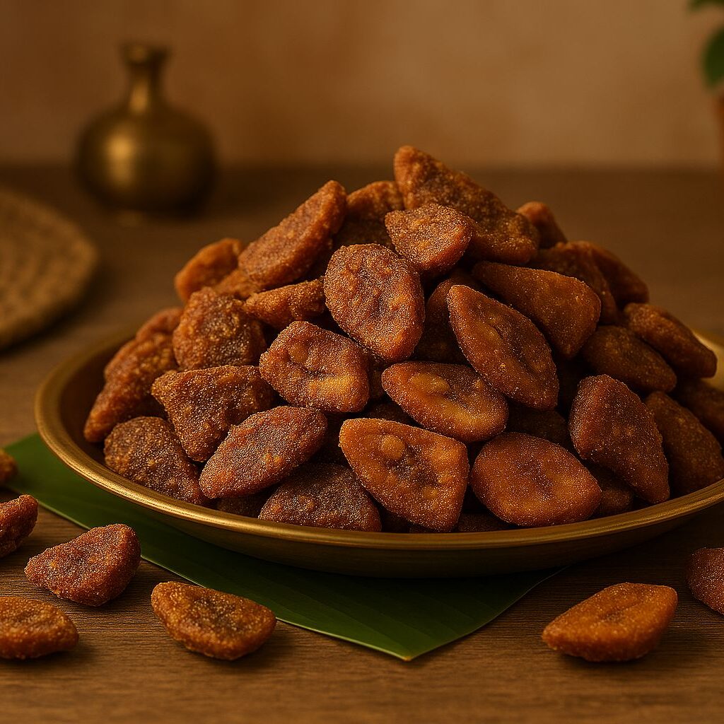 Sarkara Varatti - Jaggery Banana Chips
