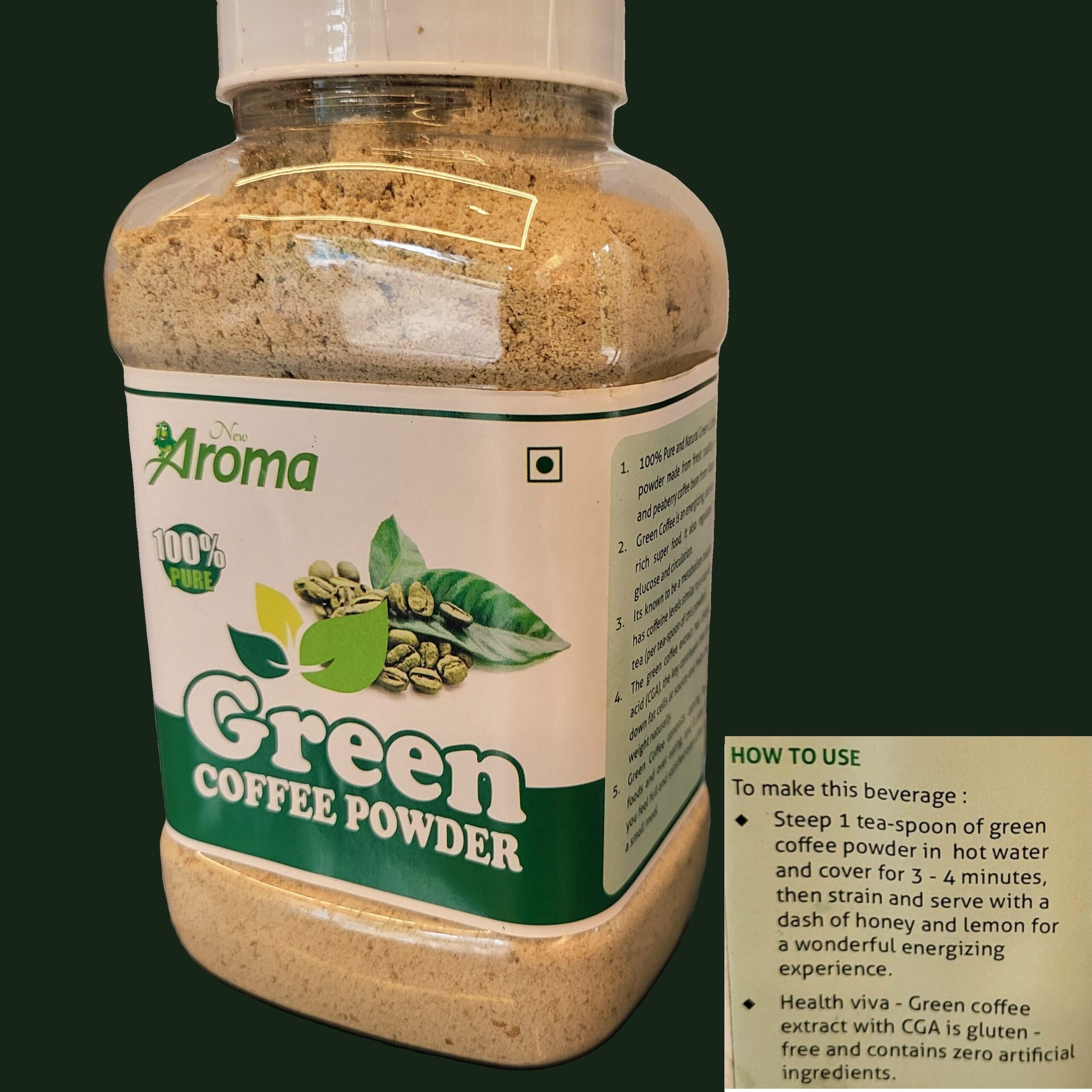 Green Coffee Powder - Premium (Aroma)- हरा कॉफी पाउडर- 350g - Image 6