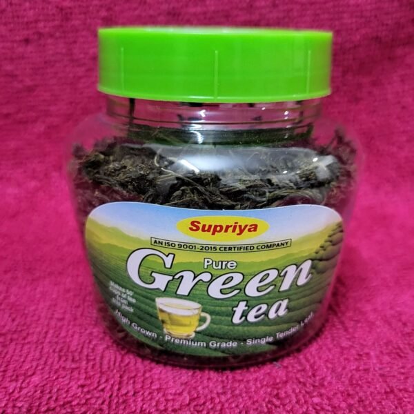 Pure Green Tea (Supriya)- शुद्ध हरी चाय पाउडर - 50g/100g/150g/200g Pet Bottle - Image 2
