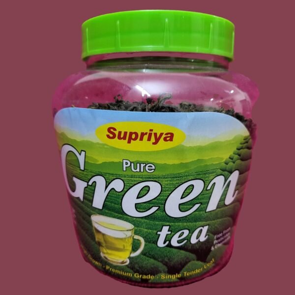 Pure Green Tea (Supriya)- शुद्ध हरी चाय पाउडर - 50g/100g/150g/200g Pet Bottle - Image 3